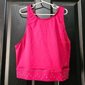 Weissman Flextec adult extra large dance top sports bra semi custom acro solo co